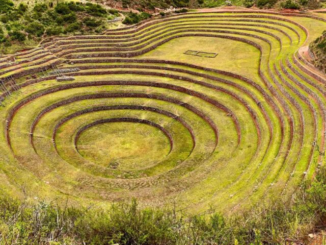 Moray ruins in Peru